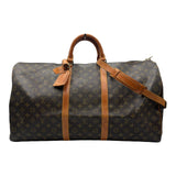 ルイ・ヴィトン LOUIS VUITTON キーポル・バンドリエール60 M41412 ブラウン モノグラム/レザー レディース ボストンバッグ