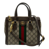 グッチ GUCCI オフィディア スモールトートバッグ 547551 ブラウン GGスプリームキャンバス/レザー レディース トートバッグ