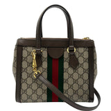 グッチ GUCCI オフィディア スモールトートバッグ 547551 ブラウン GGスプリームキャンバス/レザー レディース トートバッグ