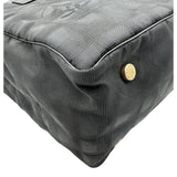 シャネル CHANEL ニュートラベルライントートMM A15991 8番台 ブラック ナイロンジャガード レディース トートバッグ