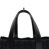 シャネル CHANEL ニュートラベルライントートMM A15991 8番台 ブラック ナイロンジャガード レディース トートバッグ