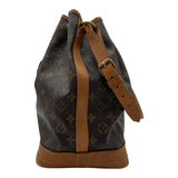 ルイ・ヴィトン LOUIS VUITTON ノエ M42224 ブラウン モノグラム/レザー レディース ショルダーバッグ