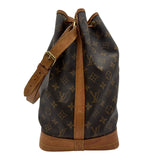 ルイ・ヴィトン LOUIS VUITTON ノエ M42224 ブラウン モノグラム/レザー レディース ショルダーバッグ