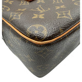 ルイ・ヴィトン LOUIS VUITTON シテMM M51182 ブラウン モノグラム/レザー レディース ショルダーバッグ