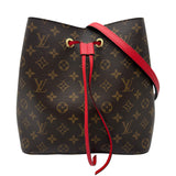ルイ・ヴィトン LOUIS VUITTON ネオノエ M44021 ブラウン/レッド モノグラム/レザー レディース ショルダーバッグ
