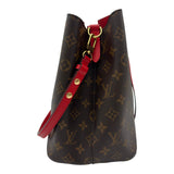 ルイ・ヴィトン LOUIS VUITTON ネオノエ M44021 ブラウン/レッド モノグラム/レザー レディース ショルダーバッグ