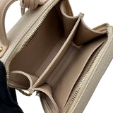 シャネル CHANEL CCフィリグリースモールヴァニティバッグ A93342 27番台 ベージュ ゴールド金具 キャビアスキン レディース ショルダーバッグ