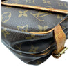 ルイ・ヴィトン LOUIS VUITTON ソミュール30 M42256 ブラウン モノグラム/レザー レディース ショルダーバッグ