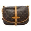 ルイ・ヴィトン LOUIS VUITTON ソミュール30 M42256 ブラウン モノグラム/レザー レディース ショルダーバッグ