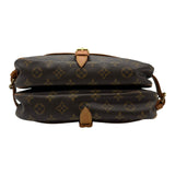 ルイ・ヴィトン LOUIS VUITTON ソミュール30 M42256 ブラウン モノグラム/レザー レディース ショルダーバッグ