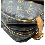 ルイ・ヴィトン LOUIS VUITTON ソミュール30 M42256 ブラウン モノグラム/レザー レディース ショルダーバッグ