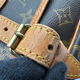 ルイ・ヴィトン LOUIS VUITTON ソミュール30 M42256 ブラウン モノグラム/レザー レディース ショルダーバッグ