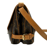 ルイ・ヴィトン LOUIS VUITTON ソミュール30 M42256 ブラウン モノグラム/レザー レディース ショルダーバッグ