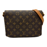 ルイ・ヴィトン LOUIS VUITTON ミュゼット・タンゴ ショート M51257 ブラウン モノグラム/レザー レディース ショルダーバッグ