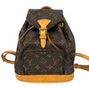 ルイ・ヴィトン LOUIS VUITTON ミニ・モンスリ M51137 ブラウン モノグラムキャンバス レディース リュック・デイパック