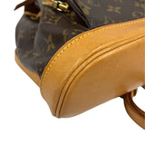 ルイ・ヴィトン LOUIS VUITTON ミニ・モンスリ M51137 ブラウン モノグラムキャンバス レディース リュック・デイパック