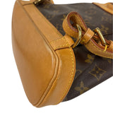 ルイ・ヴィトン LOUIS VUITTON ミニ・モンスリ M51137 ブラウン モノグラムキャンバス レディース リュック・デイパック