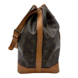ルイ・ヴィトン LOUIS VUITTON ノエ M42224 ブラウン モノグラム/レザー レディース ショルダーバッグ