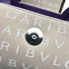 ブルガリ BVLGARI ロゴマニア ビーゼロワン ドラムバッグ ベージュ/ブラウン キャンバス/レザー レディース ボストンバッグ