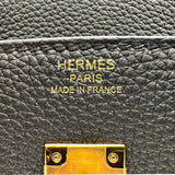 エルメス HERMES バーキン25 G刻 ブラック ゴールド金具 トゴ レディース ハンドバッグ