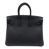エルメス HERMES バーキン25 G刻 ブラック ゴールド金具 トゴ レディース ハンドバッグ