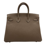 エルメス HERMES バーキン25 G刻 （2026年） エトゥープ ゴールド金具 トゴ レディース ハンドバッグ
