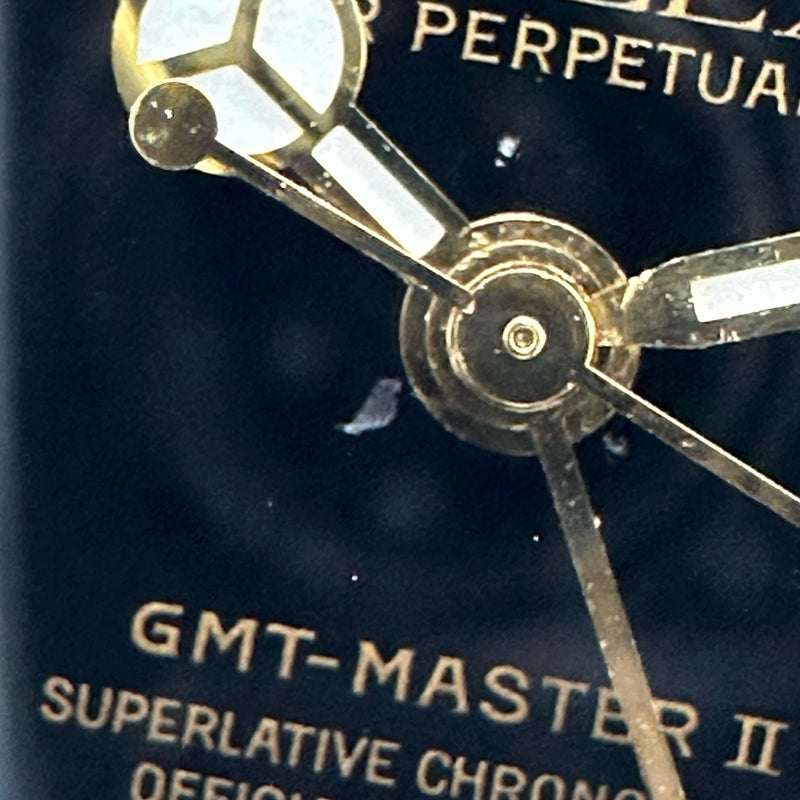 ロレックス ROLEX GMTマスター2 16713 ブラック ゴールド/ステンレス