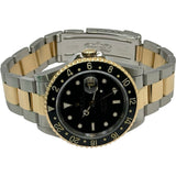 ロレックス ROLEX GMTマスター2 16713 ブラック ゴールド/ステンレススチール 自動巻き メンズ 腕時計