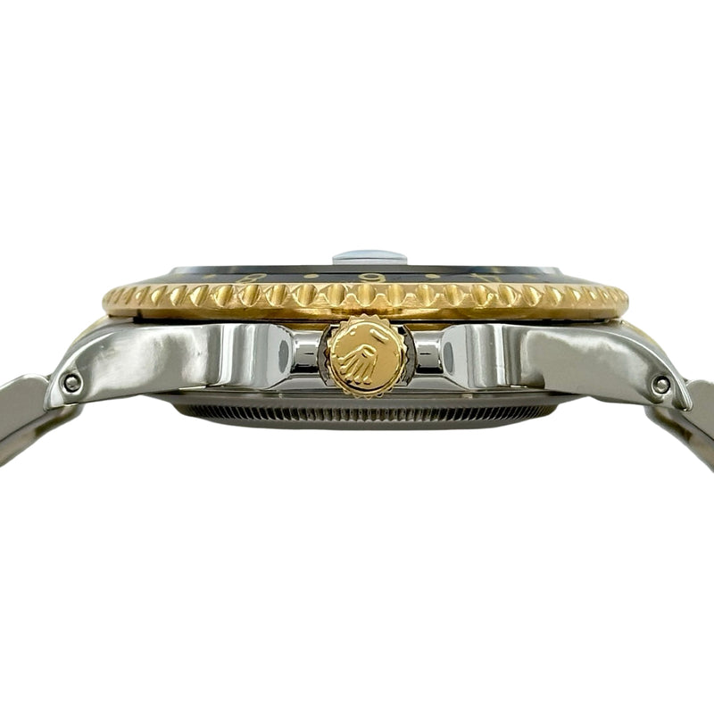 ロレックス ROLEX GMTマスター2 16713 ブラック ゴールド/ステンレス