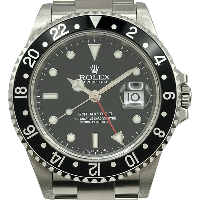 【Tomo】ROLEX ステンレス GMTマスター2 16710 ロレックス ROLEX GMTマスター2 16710 ブラック ステンレススチール