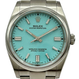 ロレックス ROLEX オイスターパーペチュアル36 126000 ターコイズブルー ステンレススチール メンズ 腕時計