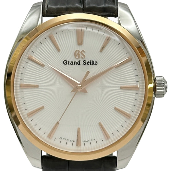 グランドセイコー Grand Seiko エレガンスコレクション 9Sクォーツ SBGX344(9F61-0AH0) ホワイト ピンクゴールド/ステンレススチール クオーツ メンズ 腕時計 グランドセイコー Grand Seiko エレガンスコレクション 9Sクォーツ