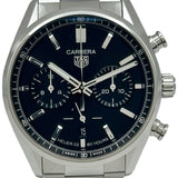 タグ・ホイヤー TAG HEUER カレラ キャリバーホイヤー02 クロノグラフ CBN2010.BA0642 ブラック ステンレススチール 自動巻き メンズ 腕時計