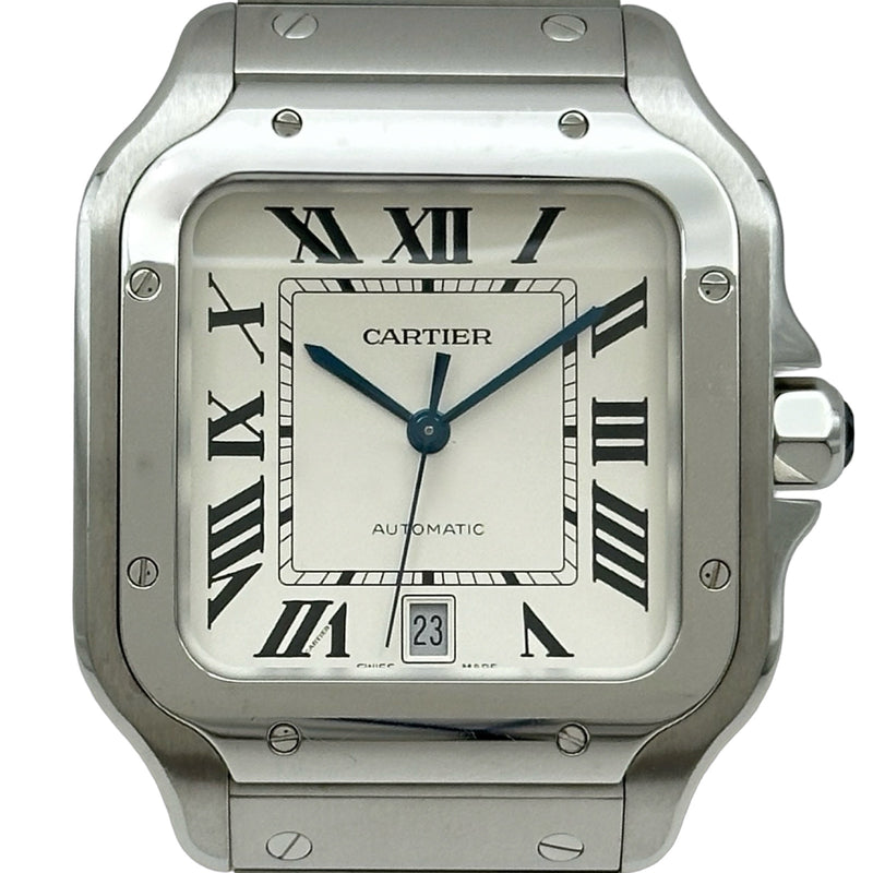 カルティエ Cartier サントス ドゥ カルティエ LM WSSA0018 シルバー