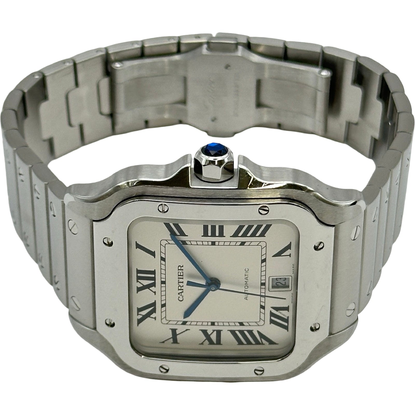 カルティエ Cartier サントス ドゥ カルティエ LM WSSA0018 シルバー