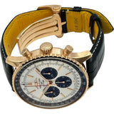 ブライトリング BREITLING ナビタイマー B01 クロノグラフ 46 RB0137 シルバー ピンクゴールド 自動巻き メンズ 腕時計