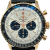 ブライトリング BREITLING ナビタイマー B01 クロノグラフ 46 RB0137 シルバー ピンクゴールド 自動巻き メンズ 腕時計