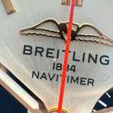 ブライトリング BREITLING ナビタイマー B01 クロノグラフ 46 RB0137 シルバー ピンクゴールド 自動巻き メンズ 腕時計
