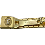 カルティエ Cartier サントス オクタゴン LM 2965 ブラック ゴールド 自動巻き メンズ 腕時計