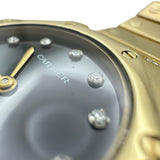カルティエ Cartier サントス オクタゴン LM 2965 ブラック ゴールド 自動巻き メンズ 腕時計