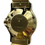 カルティエ Cartier サントス オクタゴン LM 2965 ブラック ゴールド 自動巻き メンズ 腕時計