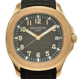 パテック・フィリップ PATEK PHILIPPE アクアノート 5167R-001 ブラウン ピンクゴールド 自動巻き メンズ 腕時計