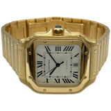 カルティエ Cartier サントス ドゥカルティエ LM WGSA0029 ホワイト ゴールド 自動巻き メンズ 腕時計