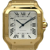 カルティエ Cartier サントス ドゥカルティエ LM WGSA0029 ホワイト ゴールド 自動巻き メンズ 腕時計