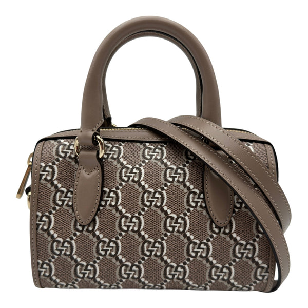 グッチ GUCCI スーパーミニボストンバッグ 795054 ベージュ GGシャドウ
