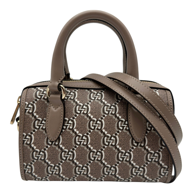 グッチ GUCCI スーパーミニボストンバッグ 795054 ベージュ GGシャドウ