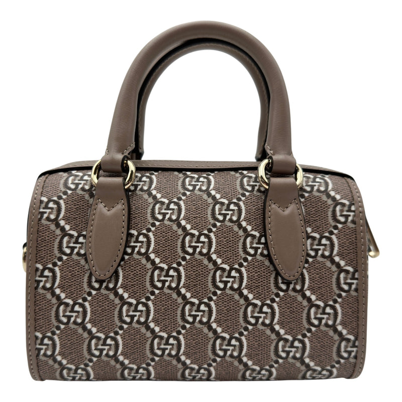 グッチ GUCCI スーパーミニボストンバッグ 795054 ベージュ GGシャドウ