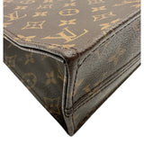 ルイ・ヴィトン LOUIS VUITTON サックプラPM M40806 ブラウン モノグラム/レザー レディース ショルダーバッグ