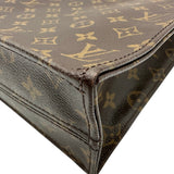 ルイ・ヴィトン LOUIS VUITTON サックプラPM M40806 ブラウン モノグラム/レザー レディース ショルダーバッグ