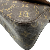 ルイ・ヴィトン LOUIS VUITTON ミニ・ルーピング M51147 ブラウン モノグラム/レザー レディース ショルダーバッグ